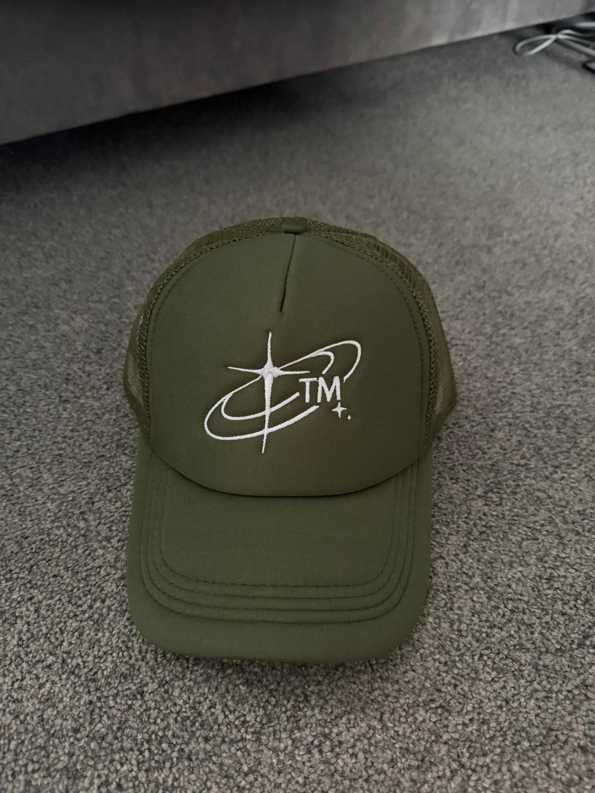 Khaki green galaxy cap