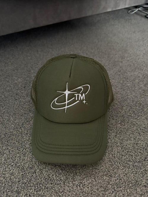 Khaki green galaxy cap