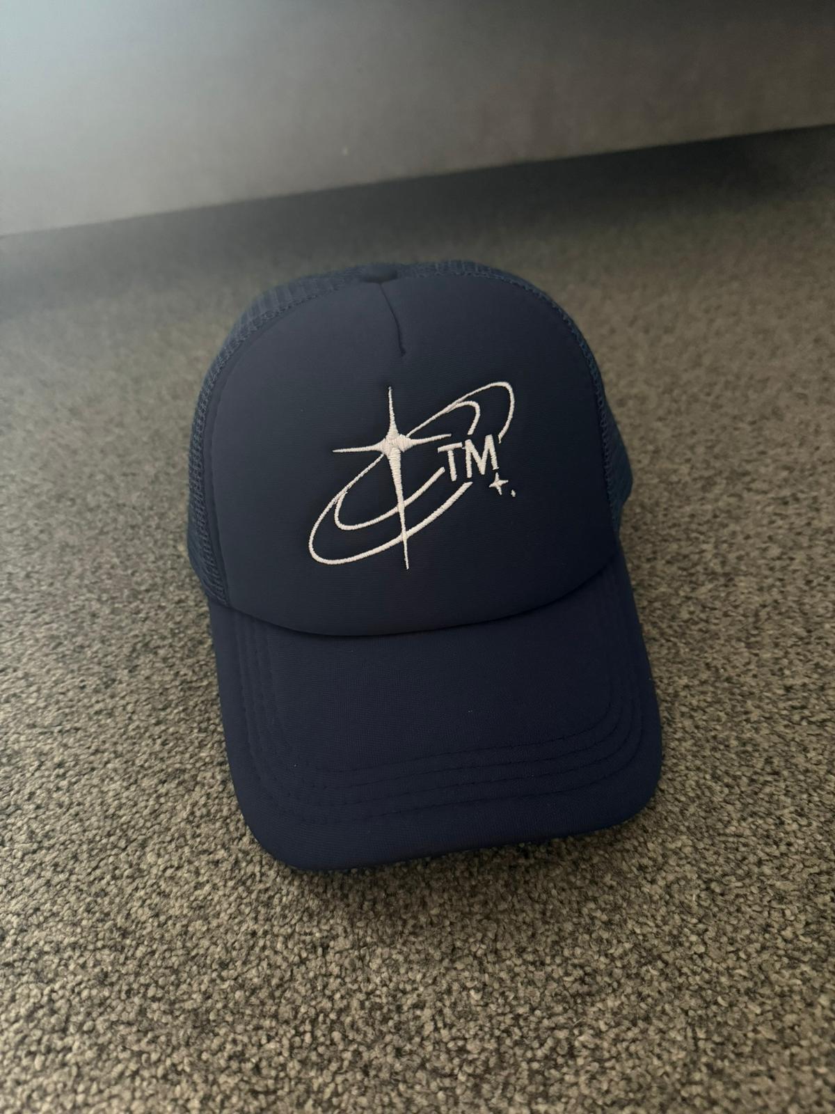 Navy galaxy cap